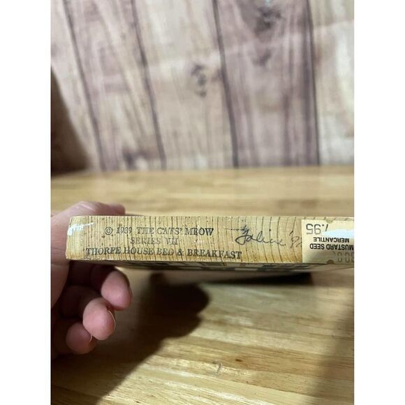 1989 The Cats Meow •Thorpe House Bed & Breakfast Series VII - Picture 5 of 8